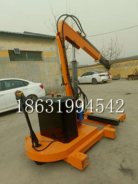 吴起县自卸车厢随车吊 自制轮式四不像起重机 四驱平板吊 5吨 贵盛